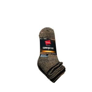 Hanes Socks Comfort Fit Size 6-12 Mens 4 Pack